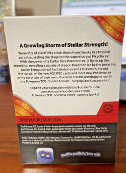 Pokemon Scarlet & Violet: Surging Sparks Booster Bundle SEALED!! 6 Packs - Image 4