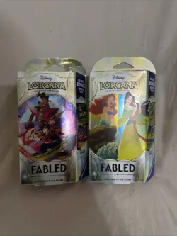 NEW Disney Lorcana: Fabled -Set of 2- Starter Decks - Image 1