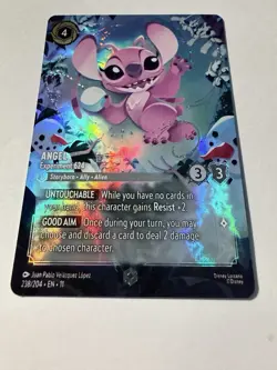 Disney Lorcana Winterspell - Enchanted Angel - Experiment 624 - 238/204 - Image 3