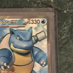Pokemon Blastoise ex Scarlet & Violet 151 Ultra Rare Full Art Holo 184/165 TCG - Image 3