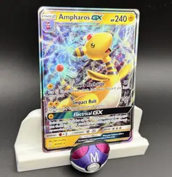 Ampharos GX 43/181 NM Pokemon Card Team Up Set Ultra NM/M - Image 2