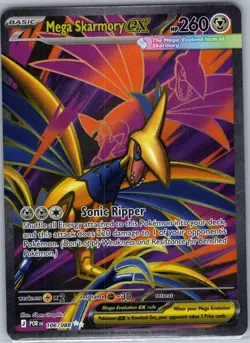 Mega Skarmory ex 106/088 ME03: Perfect Order - Pokemon Card - NM - Image 1