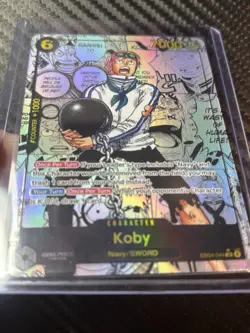 Bandai One Piece TCG Koby EB04-044 SR Manga OP15 Adventure on Kami's Island Card - Image 3