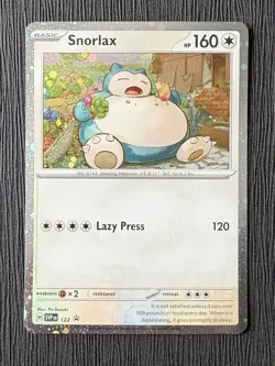 Snorlax - Promo SV: Scarlet & Violet Promo Cards 122 NM Cosmo Holo - Image 1