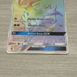 Pokemon Virizion GX 217/214 SM Lost Thunder Rainbow Secret Rare NM Card TCG - Image 2