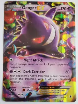JUMBO Gengar EX Oversized Card 34/119 XY Phantom Forces Pokemon NM - Image 1