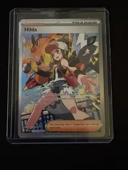 Pokemon Hilda Trainer Card SAR 171/086 SV11W White Flare Mint Condition English - Image 1