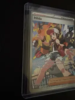Pokemon Hilda Trainer Card SAR 171/086 SV11W White Flare Mint Condition English - Image 2