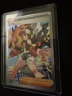 Pokemon Hilda Trainer Card SAR 171/086 SV11W White Flare Mint Condition English - Image 3