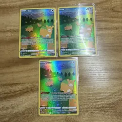 3x NEAR MINT Crown Zenith Full Art Ditto- Pokemon Card - Image 1