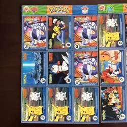 Burger King Pokemon The First Movie Uncut Promo Card Sheets 1999 Sheet 6, 17, 19 - Image 2