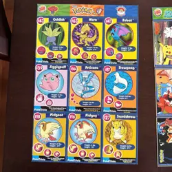 Burger King Pokemon The First Movie Uncut Promo Card Sheets 1999 Sheet 6, 17, 19 - Image 3