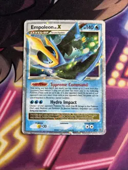 Empoleon LV.X - DP11 - Pokemon Diamond & Pearl Promo Ultra Rare Card HP - Image 1