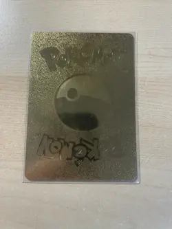 Fan Art - Pokemon Mewtwo & Mew Tag Team GX Gold Foil Collector Card - 270 HP - Image 2