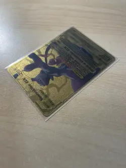 Fan Art - Pokemon Mewtwo & Mew Tag Team GX Gold Foil Collector Card - 270 HP - Image 5