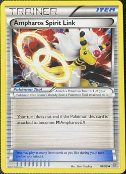 Ampharos Spirit Link 70/98 XY Ancient Origins Regular (See Photos) Pokemon Card - Image 1