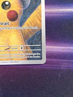 Pikachu Grey Felt Hat SVP085 Van Gogh Pokemon Card NM/M - Image 4