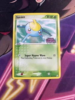 Surskit 82/110 Reverse Holo - ex Holon Phantoms Pokemon Card - MP - Image 1