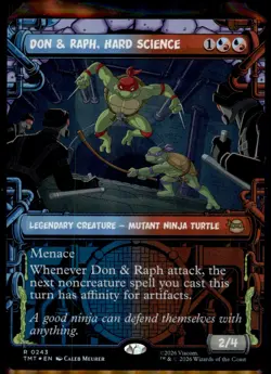 Don & Raph, Hard Science (Showcase) R Teenage Mutant Ninja Turtles 243 NM - Image 1