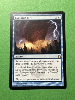 **Cyclonic Rift** ~Return to Ravnica~ MTG: Magic, Light Play (LP) - Image 1
