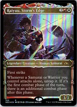 Raiyuu, Storm's Edge (Showcase) R Kamigawa: Neon Dynasty 329 FOIL Near Mint - Image 1