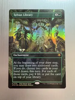 Sylvan Library - 155 - MTG: Secrets of Strixhaven - Special Guest -Mythic - FOIL - Image 1