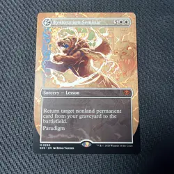 Restoration Seminar (Borderless) Secrets of Strixhaven Regular - Image 1