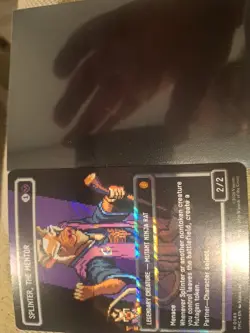 Splinter, the Mentor (0089) (Borderless) (Surge Foil) Commander: Teenage Mutant - Image 2