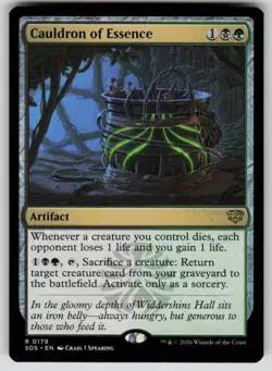 Cauldron of Essence Rare Secrets of Strixhaven 179 MTG Near Mint 2026 - Image 1