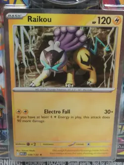 NEW Pokemon Mega Evolution & Phantasmal Flames 2-Pack Blister Sealed - Raikou - Image 2