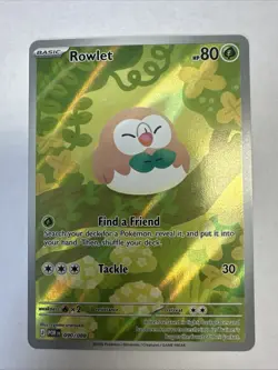 Pokemon TCG Perfect Order Rowlet 90/88 Illustration Rare NM - Image 1