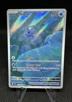 Phione 175/167 Sv06: Twilight Masquerade Holo Illustration Rare Pokemon TCG - Image 1