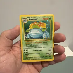 1999 Pokemon Base Set Venusaur 15/102 Holo Rare Unlimited - MP/LP Vintage - Image 1