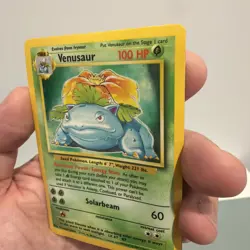 1999 Pokemon Base Set Venusaur 15/102 Holo Rare Unlimited - MP/LP Vintage - Image 5