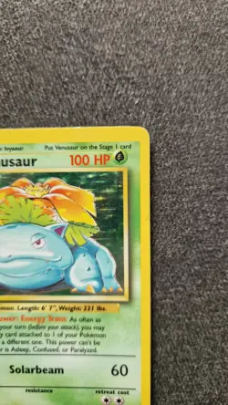 Venusaur 15/102 Base Set Holo Rare - Vintage 1999 Pokemon Card - Unlimited LP - Image 2