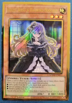 Yugioh Ghost Belle & Haunted Mansion MAGO-EN012 1st Edition LP - Image 1