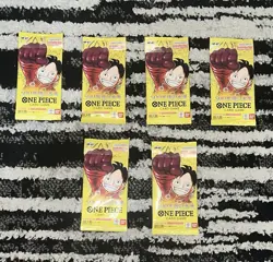 One Piece CCG,Japanese 500 Years In The Future (OP07) 6 Packs New Sealed. - Image 1