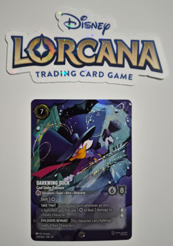 Disney Lorcana Winterspell Enchanted Darkwing Duck Cool Under Pressure Rare - Image 1