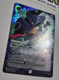 Disney Lorcana Winterspell Enchanted Darkwing Duck Cool Under Pressure Rare - Image 3