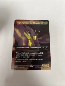 Toph Greatest Earthbender Borderless Nonfoil Card #0070 MTG LP - Image 1