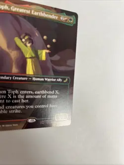 Toph Greatest Earthbender Borderless Nonfoil Card #0070 MTG LP - Image 2