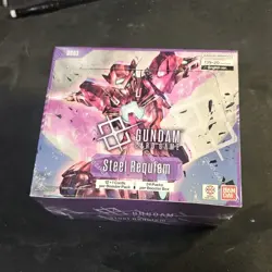 Bandai Namco Gundam Card Game Steel Requiem Booster Box GD03 English - Image 1