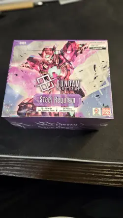 Bandai Namco Gundam Card Game Steel Requiem Booster Box GD03 English - Image 2