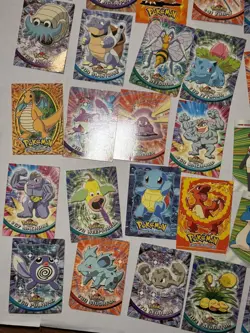 Lot 1999 Topps+Topps Chrome Tv Animation Series Pokemon Cards & Some Foils - Image 2