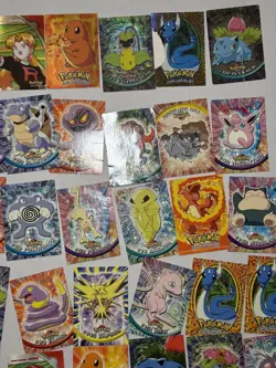 Lot 1999 Topps+Topps Chrome Tv Animation Series Pokemon Cards & Some Foils - Image 3