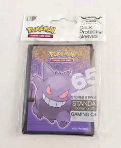 Pokemon GENGAR Haunted Hollow - 65 Card Sleeves Standard Size Ultra Pro 2021 - Image 1
