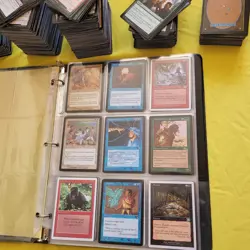 Pre-Modern MAGIC CARDS COLLECTION BINDER - 7 Pages of Cards & 1000 bulk MTG - Image 2