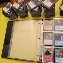 Pre-Modern MAGIC CARDS COLLECTION BINDER - 7 Pages of Cards & 1000 bulk MTG - Image 3