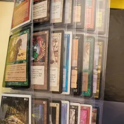 Pre-Modern MAGIC CARDS COLLECTION BINDER - 7 Pages of Cards & 1000 bulk MTG - Image 5