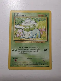 Vintage Pokemon Card Lot: 3x Bulbasaur (Base Set & Legendary Collection) - Image 5